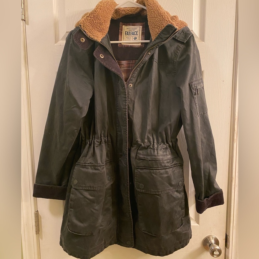 Fat Face Women's Black Utility Jacket